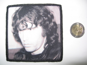 Doors - Jim Morrison ofsetová nášivka po krajoch obšívaná  cca. 9x9cm
